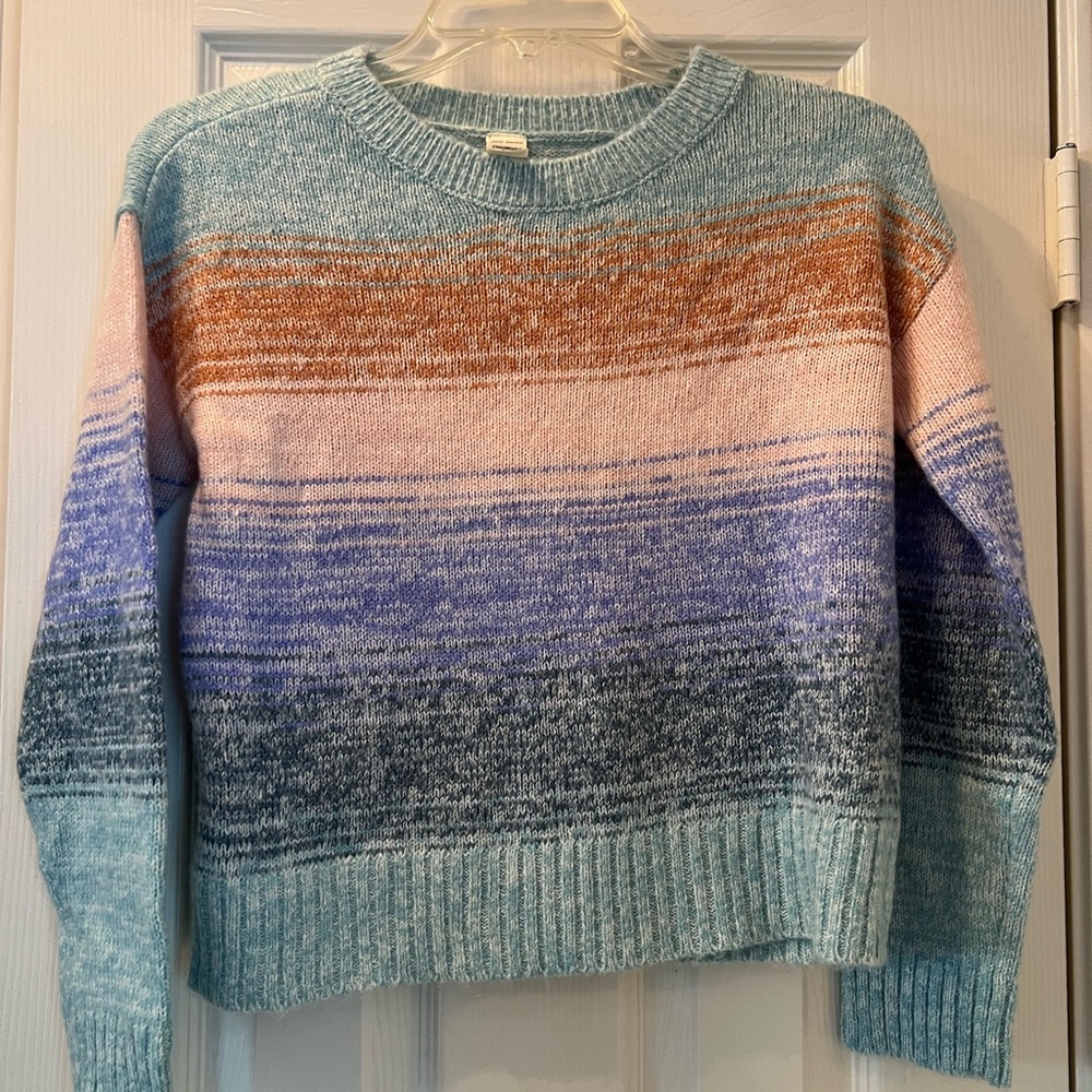 OshKosh B'gosh Blue and Pink Gradient Sweater
